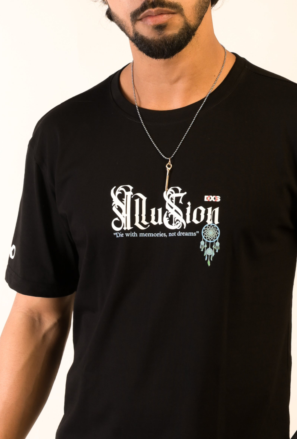 DREAMS - PREMIUM OVERSIZED TEE - ILLUSION SERIES CHAPTER 3 - BLACK (MEN'S)