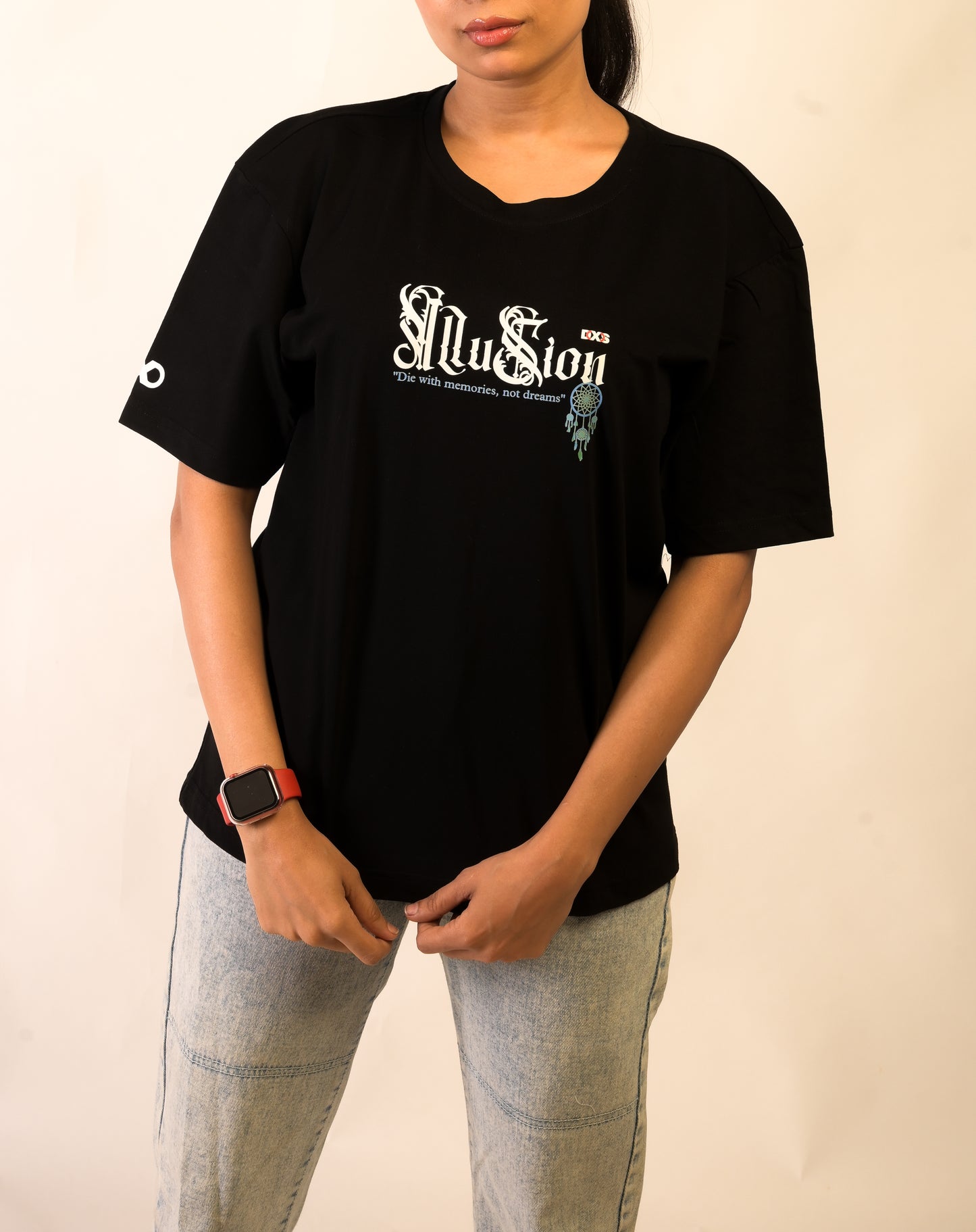 DREAMS - PREMIUM OVERSIZED TEE - ILLUSION SERIES CHAPTER 3 - BLACK (WOMEN'S)