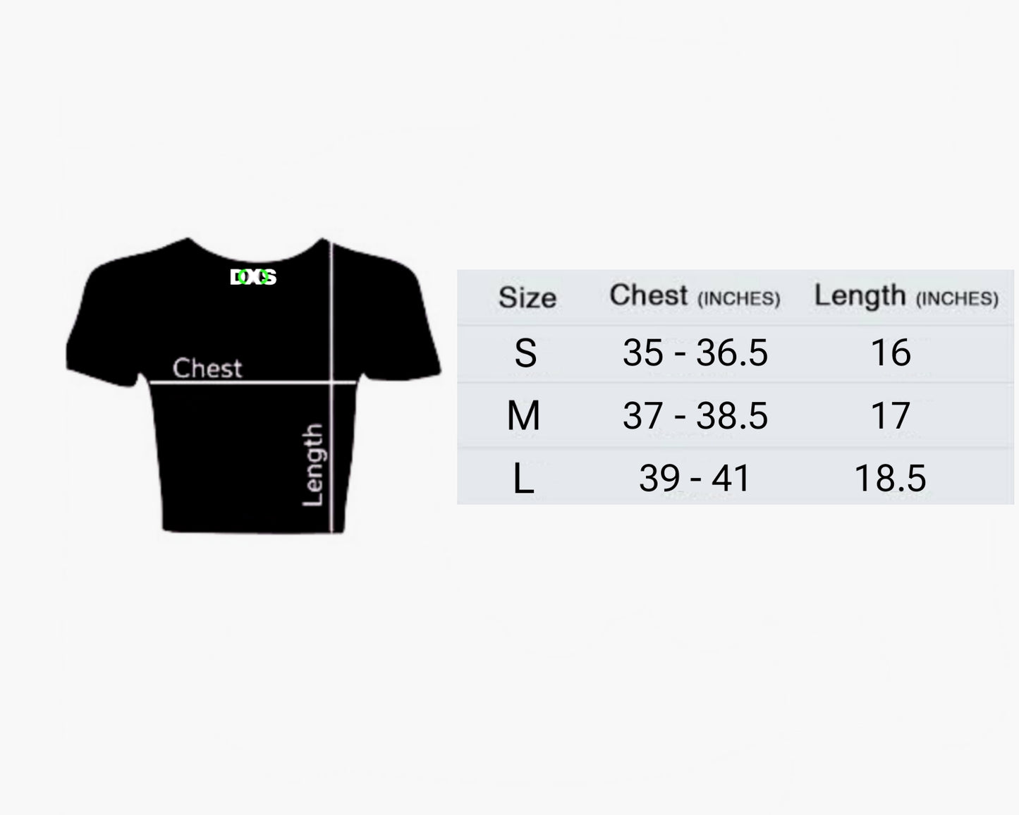 Women's Black Solid Crop Top
