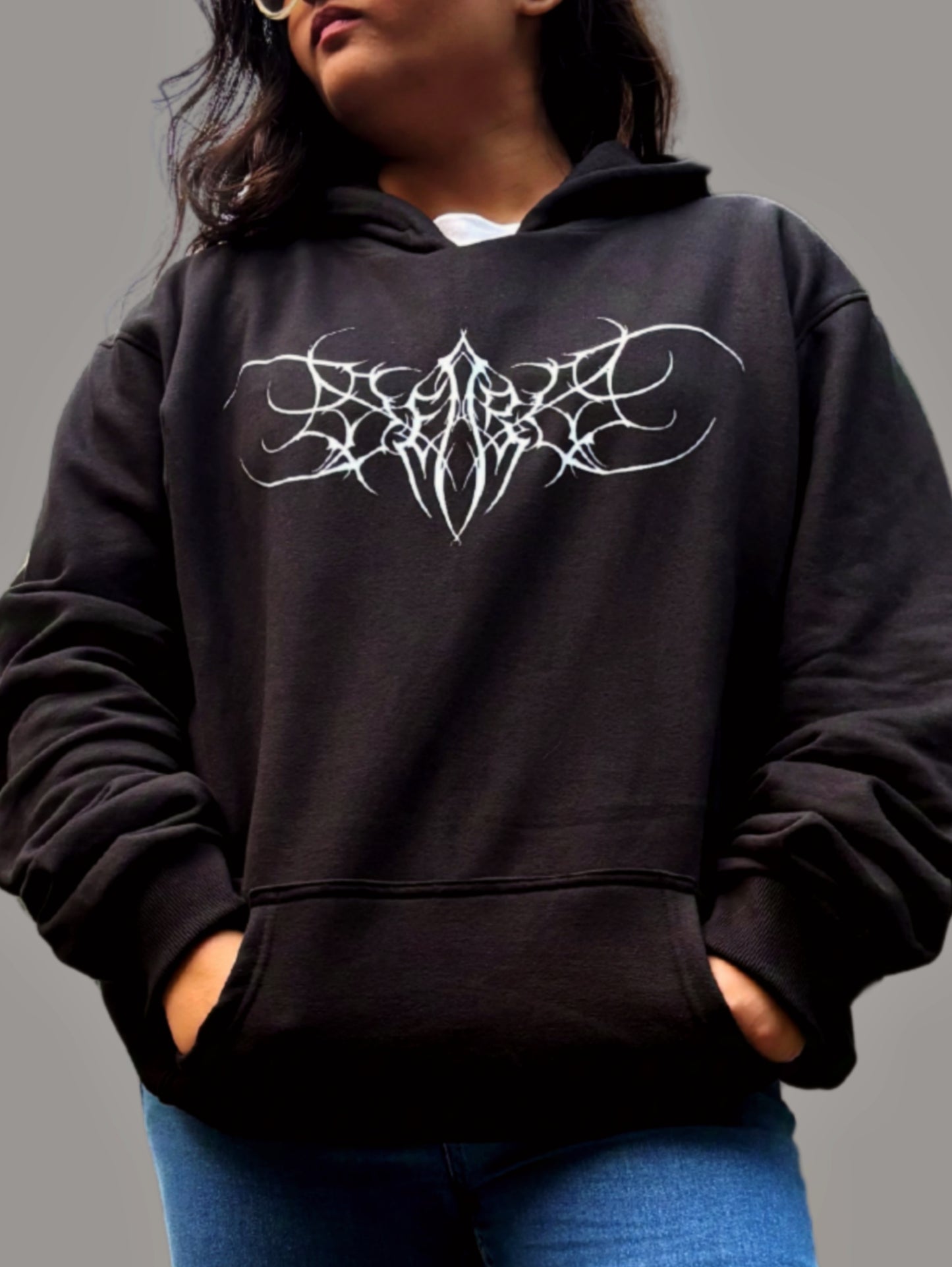WOMEN'S VICIOUS HOODIE (BLACK)
