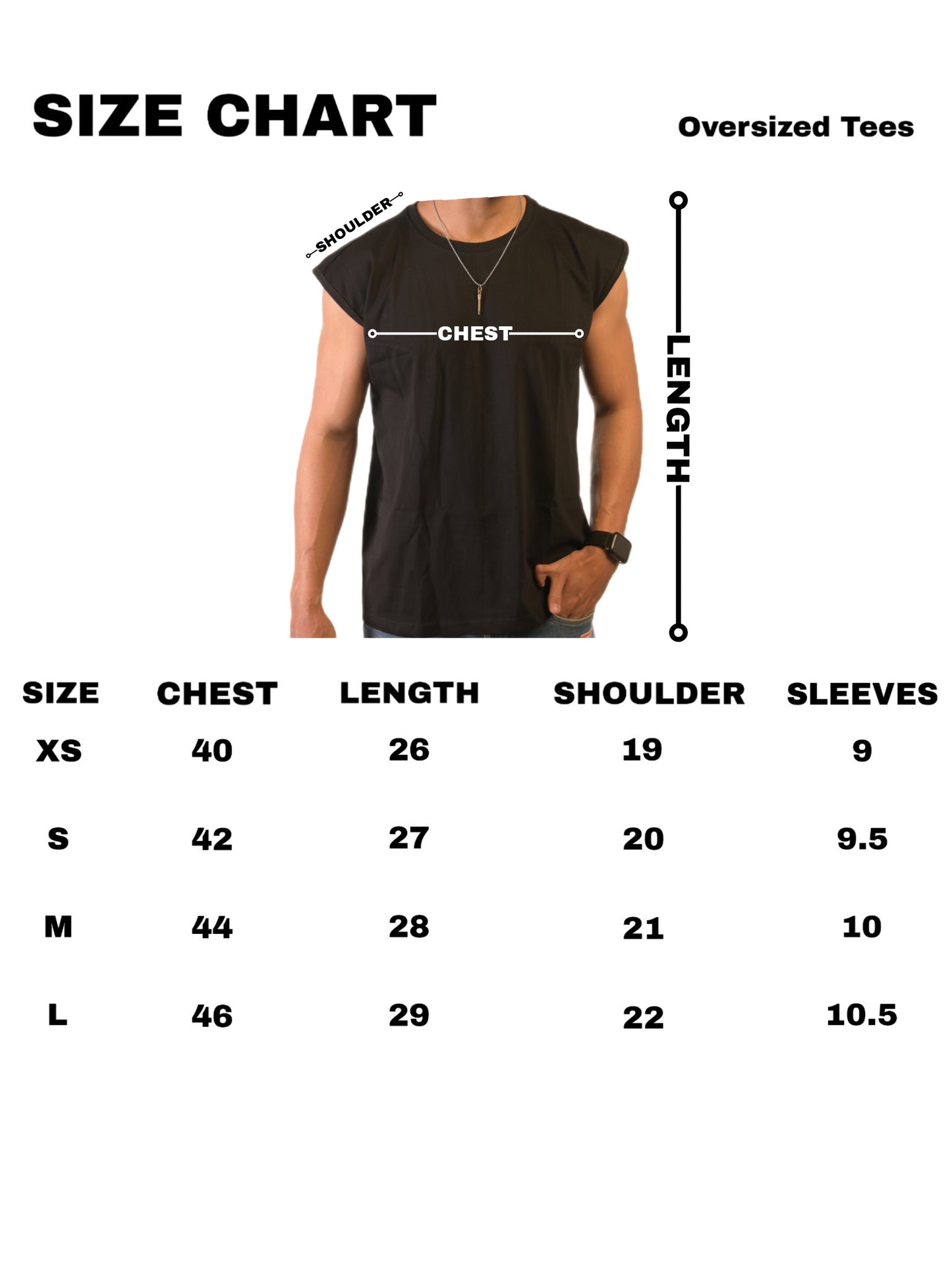 SOLITUDE - OVERSIZED SLEEVELESS TANK - BLACK (WOMEN'S)