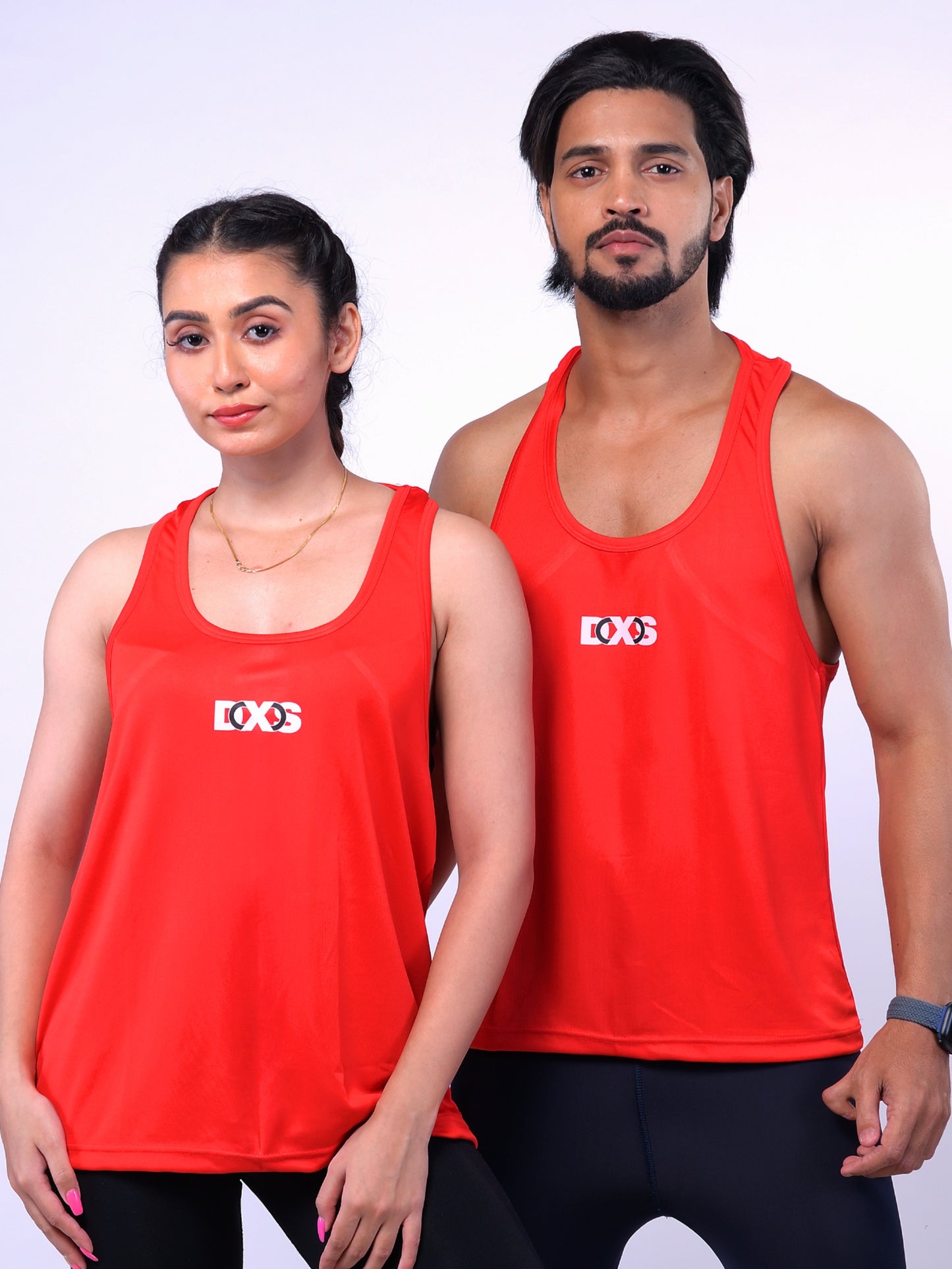 Men's Red Textured Stringer