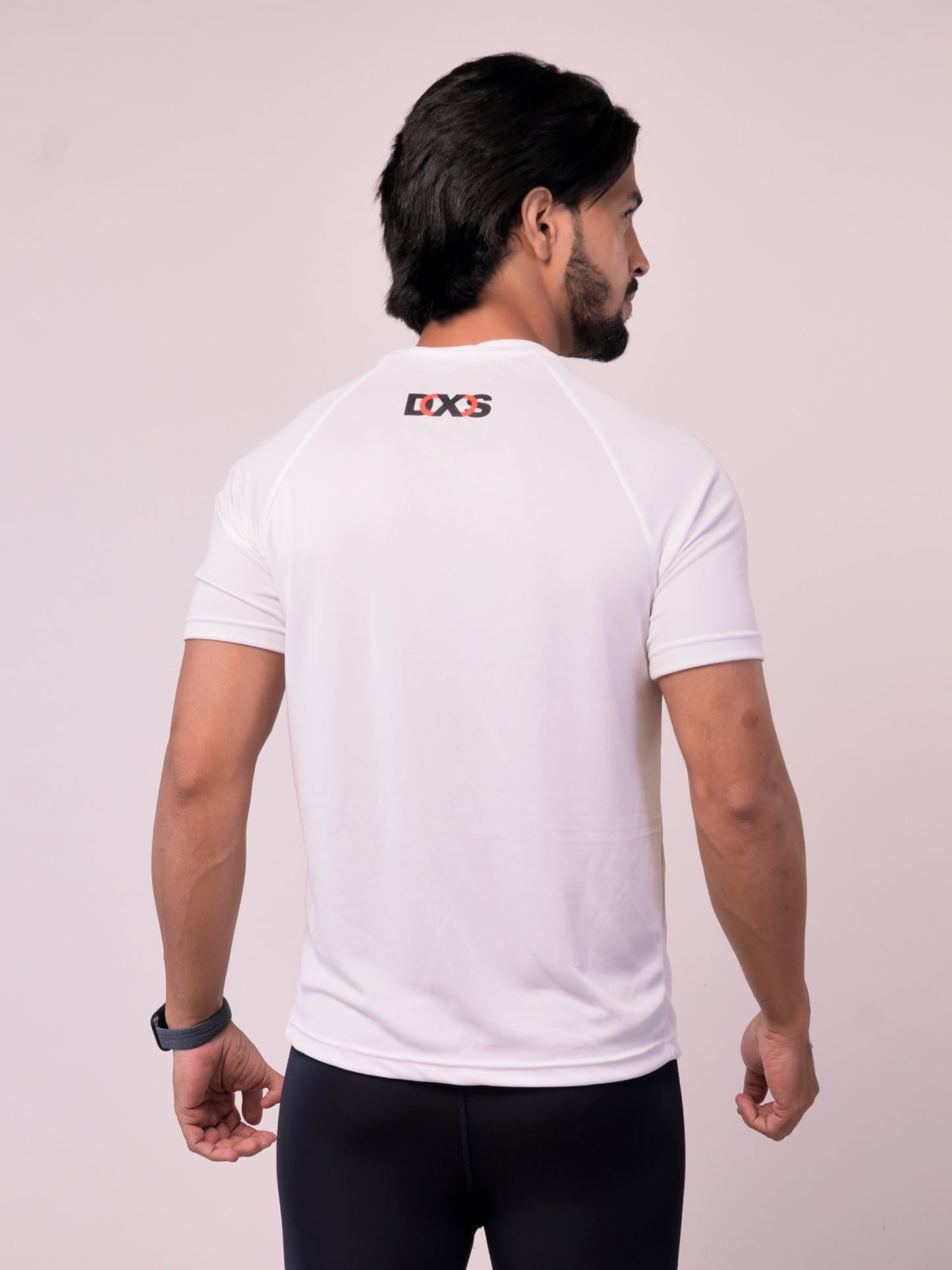 Men's Solid White Xtive Tshirt