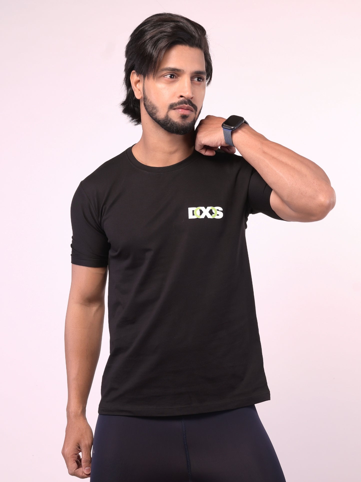 Men's Black Shiv Trishul Graphic Printed Tshirt