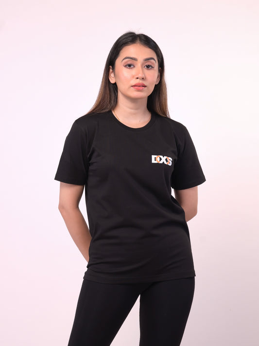 Women's Black Bajrangbali Graphic Printed T-Shirt