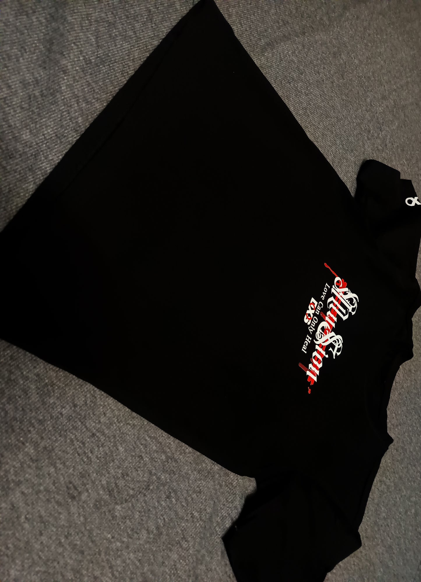 LOVE CAN ONLY HEAL - PREMIUM OVERSIZED TEE - ILLUSION SERIES CHAPTER 2 - BLACK (MEN'S)