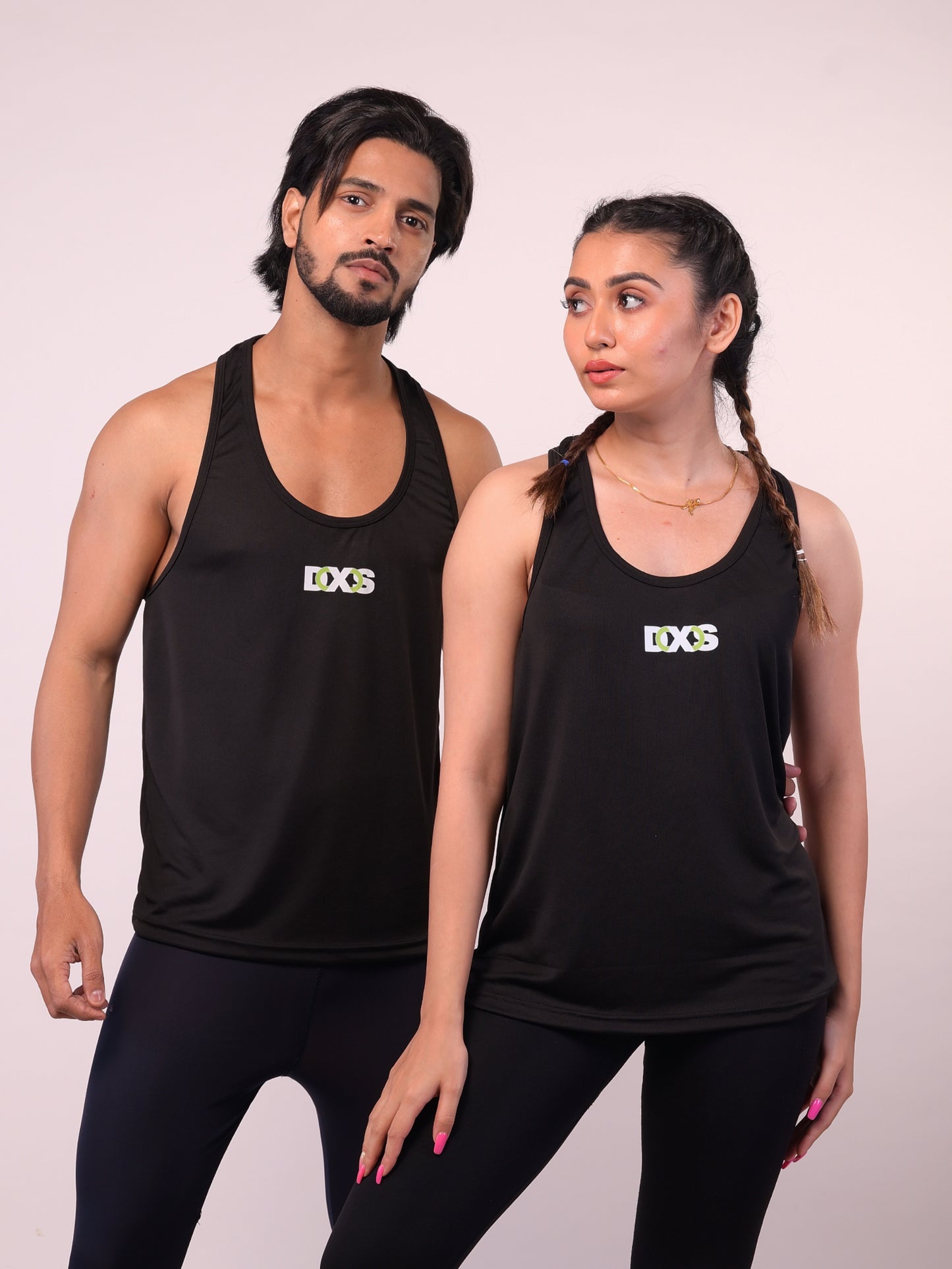 Women's Black Textured Stringer