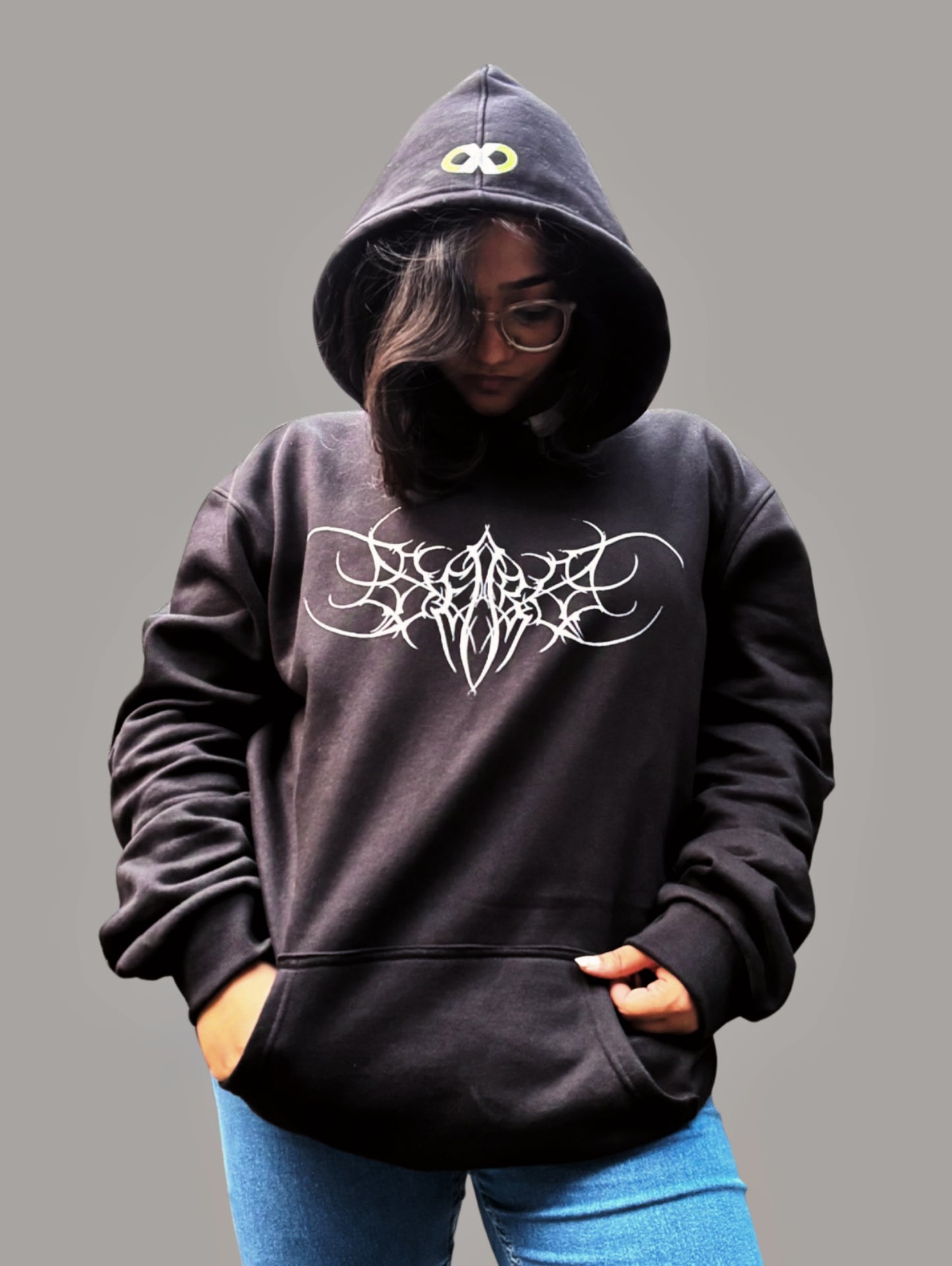 WOMEN'S VICIOUS HOODIE (BLACK)