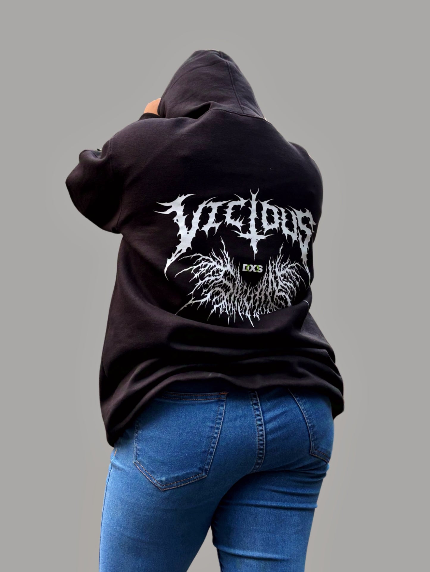 WOMEN'S VICIOUS HOODIE (BLACK)