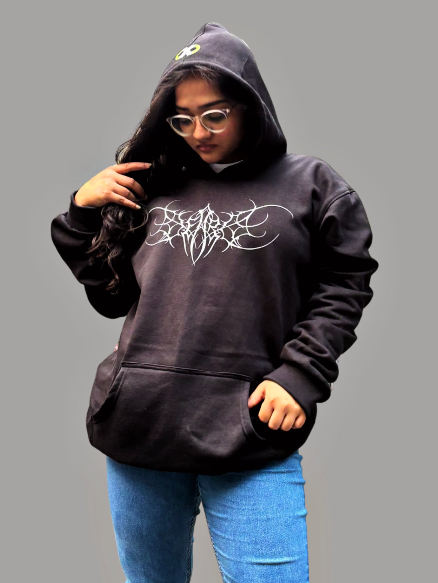 WOMEN'S VICIOUS HOODIE (BLACK)
