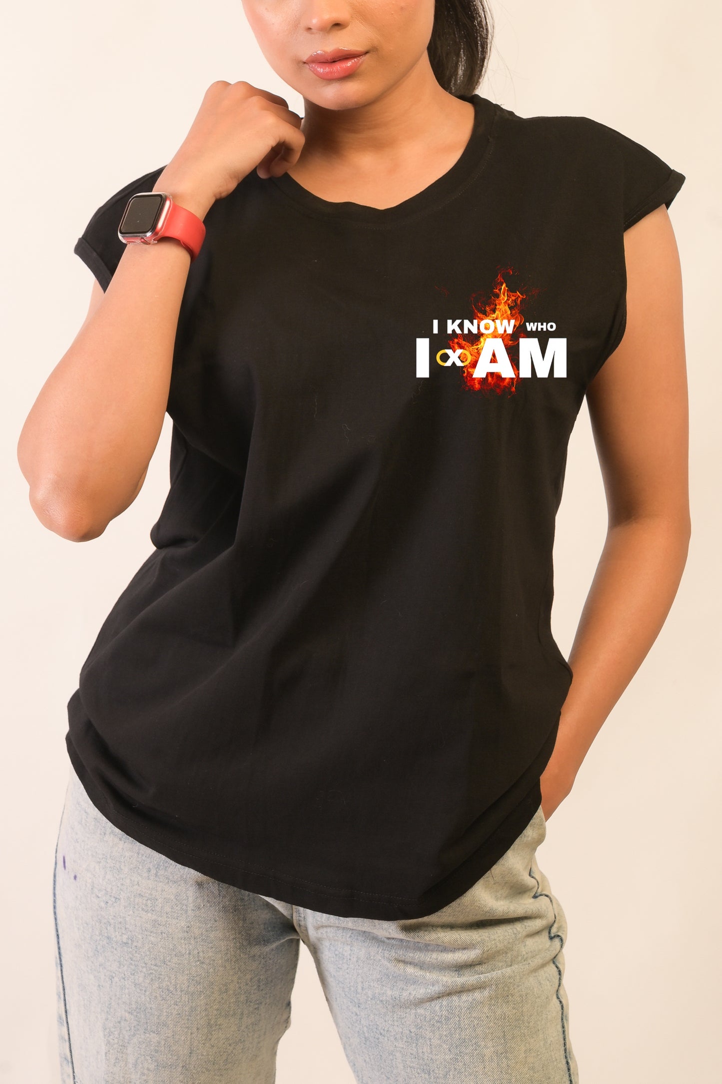 MENTALITY - OVERSIZED SLEEVELESS TANK - BLACK (WOMEN'S)