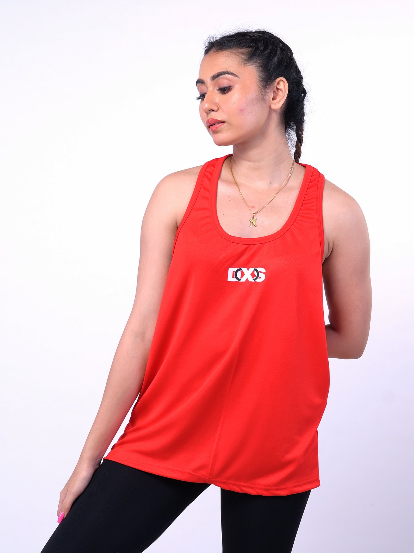 Women's Red Textured Stringer