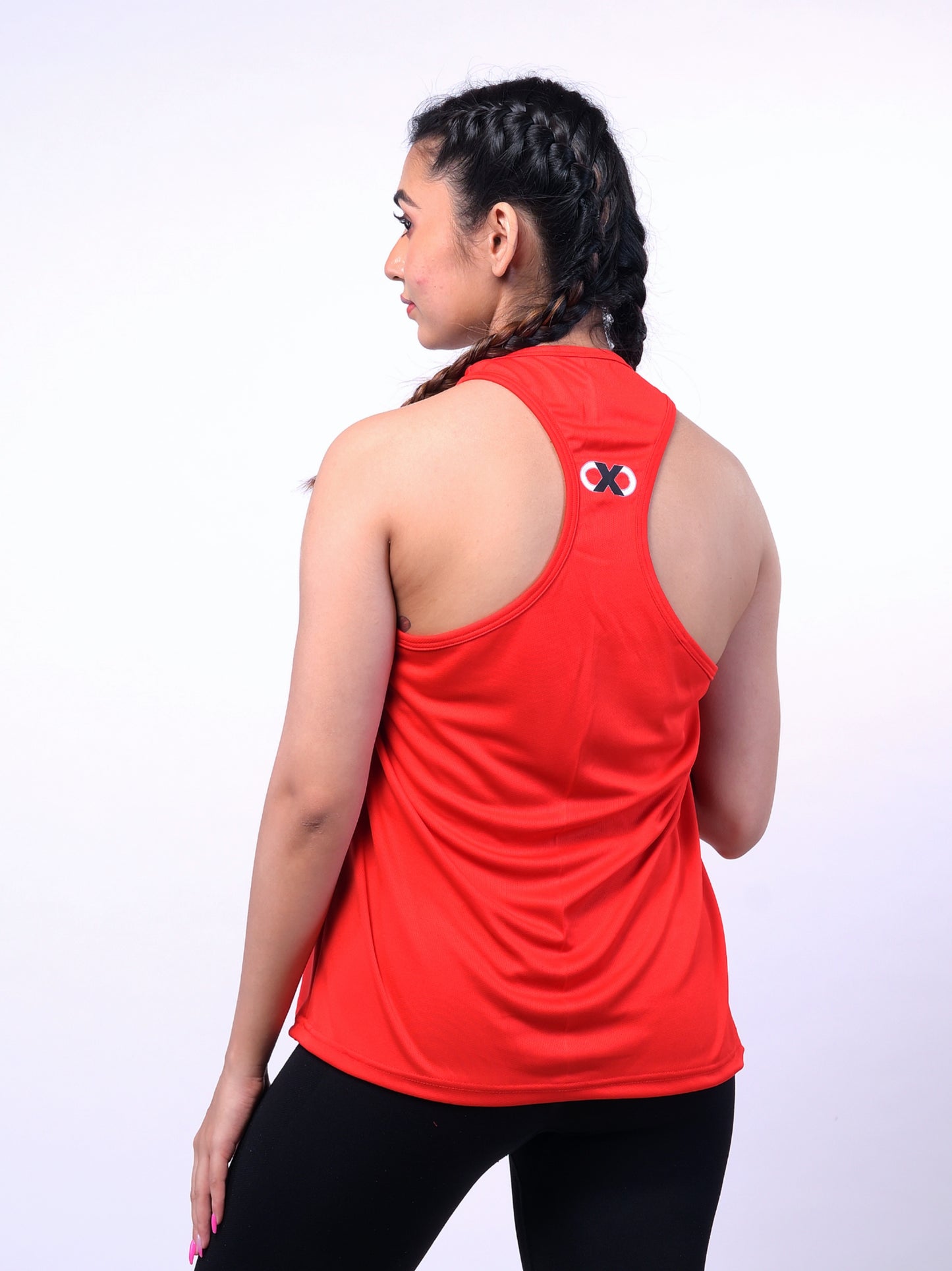 Women's Red Textured Stringer