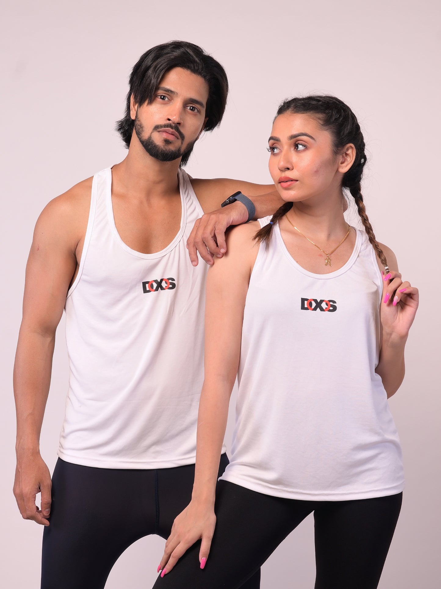 Men's White Scorpion Textured Stringer