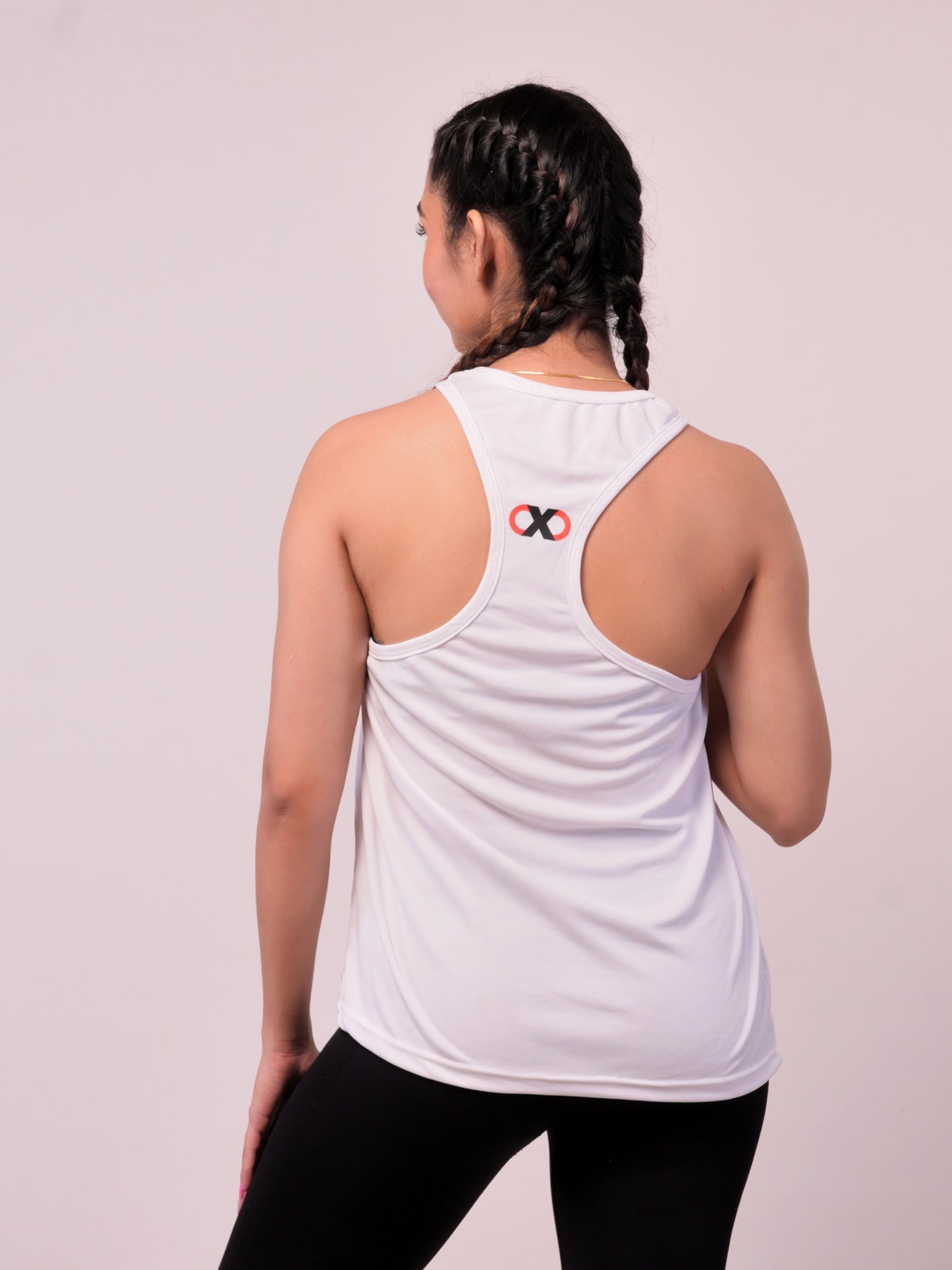 Women's White Textured Stringer