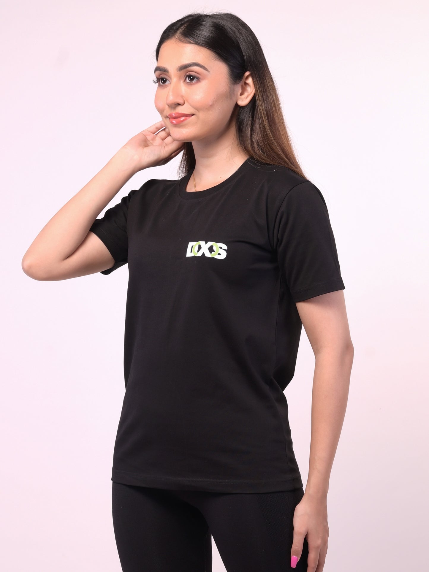 Women's Black Shiv Trishul Graphic Printed Tshirt